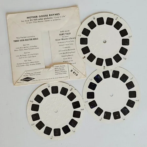 VINTAGE MOTHER GOOSE RHYMES View Master Reel Set - Picture 3 of 4